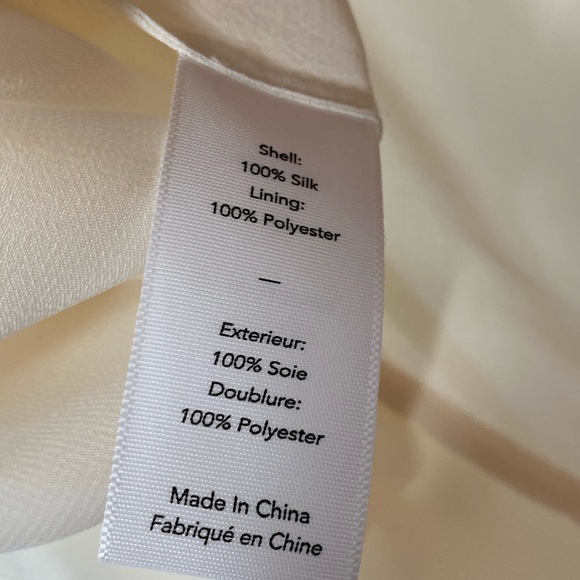 NWOT Elizabeth & James Racerback Silk Top XS - Picture 4 of 7